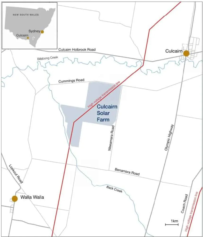 culcairn-solar-farm-map