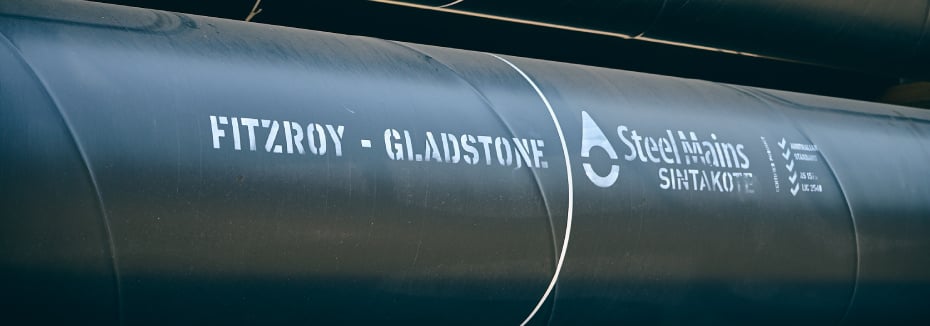 Fitzroy to Gladstone Pipeline project (cr: Gladstone Area Water Board)