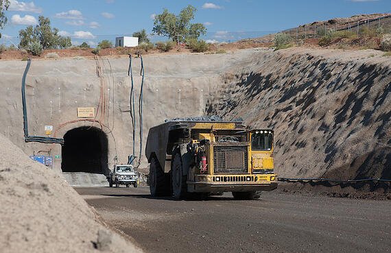 Haul-truck-leaving-Dugald-Rivers-South-Portal.jpeg