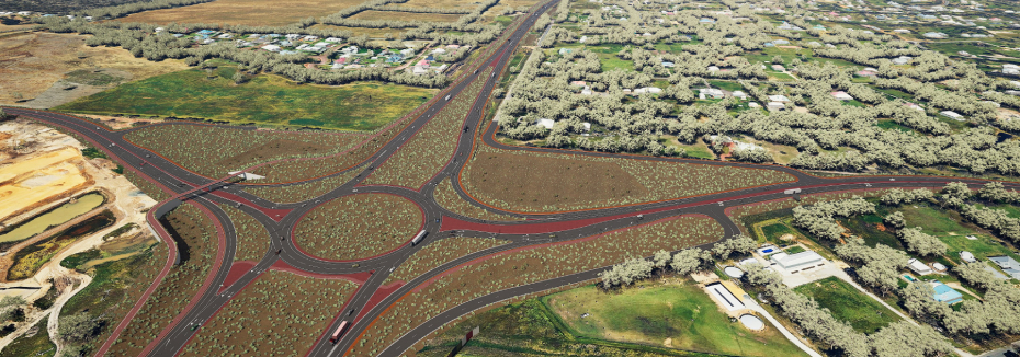 Tonkin Highway at Orton (cr: Main Roads WA)